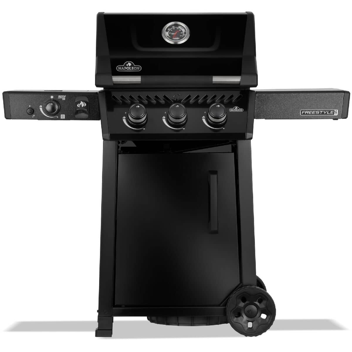 Napoleon Freestyle PRO 365 Black with Infrared Side Burner And Door Gas BBQ - NEW FOR 2026