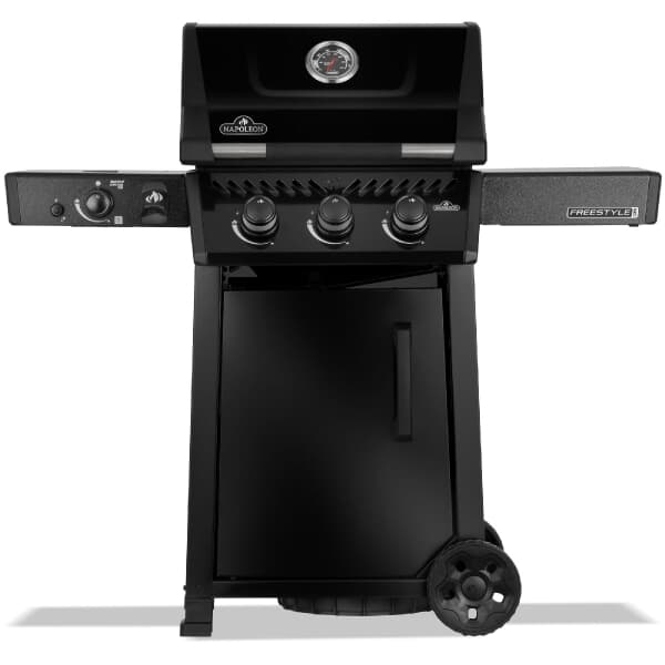 Napoleon Freestyle PRO 365 Black with Infrared Side Burner And Door Gas BBQ - NEW FOR 2026