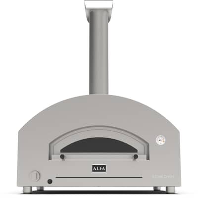 Alfa Forni Futuro 4 Pizze Hybrid Pizza Oven Silver Black
