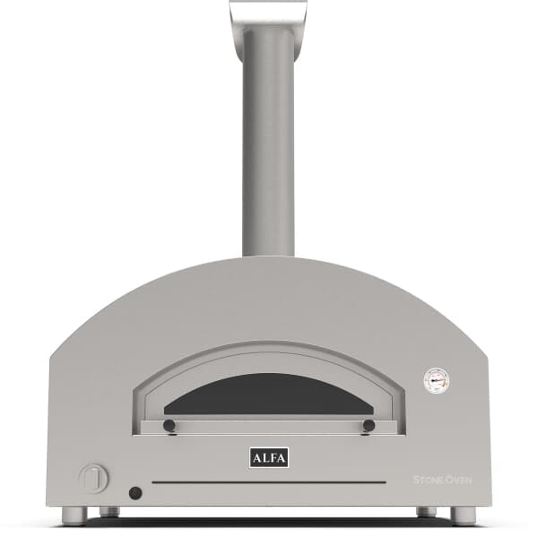 Alfa Forni Futuro 4 Pizze Hybrid Pizza Oven Silver Black