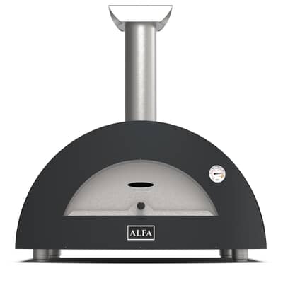 Alfa Forni Moderno 2 Pizze Wood Fired Pizza Oven - Artesian Grey