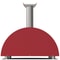 Alfa Forni Moderno 2 Pizze Wood Fired Pizza Oven - Antique Red 5
