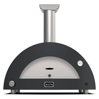 Alfa Forni Moderno 3 Pizze Hybrid Pizza Oven - Ardesia Grey