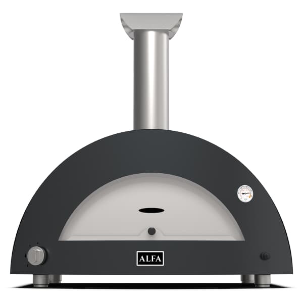 Alfa Forni Moderno 3 Pizze Hybrid Pizza Oven - Ardesia Grey