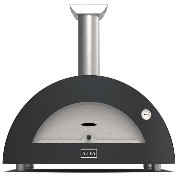 Alfa Forni Moderno 3 Pizze Wood Fired Pizza Oven - Ardesia Grey