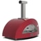 Alfa Forni Moderno 3 Pizze Wood Fired Pizza Oven - Antique Red 2