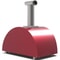 Alfa Forni Moderno 3 Pizze Wood Fired Pizza Oven - Antique Red 4