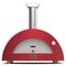 Alfa Forni Moderno 3 Pizze Wood Fired Pizza Oven - Antique Red 1