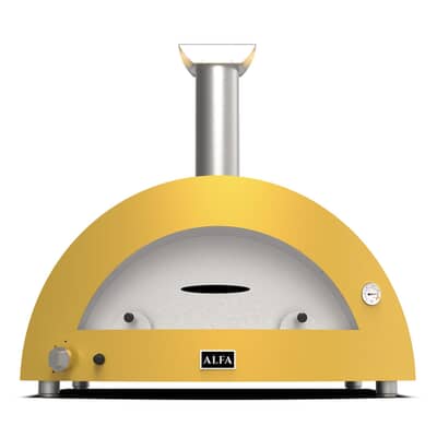 Alfa Forni Moderno 5 Pizze Hybrid Pizza Oven - Fire Yellow