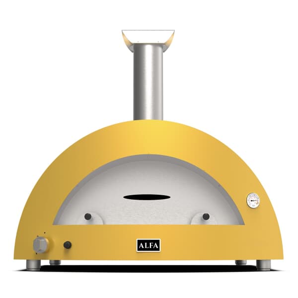 Alfa Forni Moderno 5 Pizze Hybrid Pizza Oven - Fire Yellow