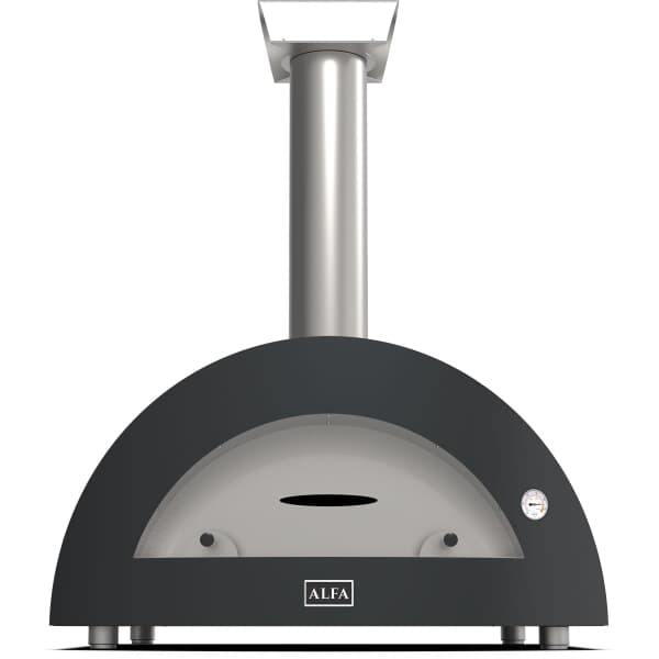 Alfa Forni Moderno 5 Pizze Wood Fired Pizza Oven - Ardesia Grey