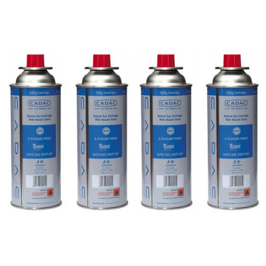 Cadac Bayonet Gas Cartridges 227g (4 Pack)