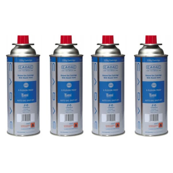 Cadac Bayonet Gas Cartridges 227g (4 Pack)