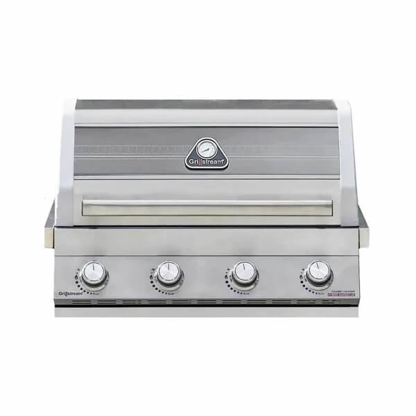 Grillstream Gourmet Built-in 4 Burner Hybrid with Ceramic Side Burner - Stainless Steel