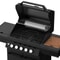 Grill Guru 3 Burner Gas BBQ with Side Burner and Rotisserie Burner 6