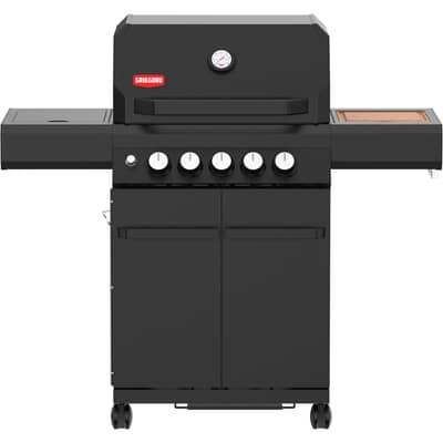 Grill Guru 3 Burner Gas BBQ with Side Burner and Rotisserie Burner