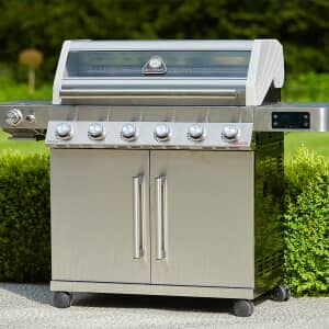 GrillStream Gourmet 6 Burner Hybrid Smart Gas BBQ 