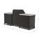 GRLLR Outdoor Kitchen 4 Burner Gas BBQ With Two Storage Units 6
