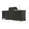 GRLLR Outdoor Kitchen 4 Burner Gas BBQ With Sink And Fridge 6