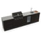 GRLLR Outdoor Kitchen 4 Burner Gas BBQ With Sink | Fridge | Storage 3