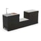 GRLLR Outdoor Kitchen Kamado Console With Sink And Storage 3