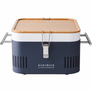 everdure CUBE Graphite Portable Charcoal BBQ