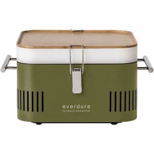 everdure CUBE Khaki Portable Charcoal BBQ