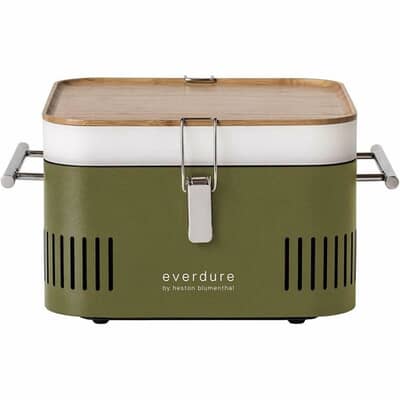 EVERDURE CUBE Khaki Portable Charcoal BBQ