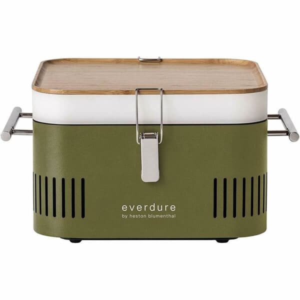 everdure CUBE Khaki Portable Charcoal BBQ