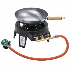 Hot Wok Pro 12 kW Gas Stove With Wok Pan Included  PLUS FREE Hot Wok Paella Pan 30cm Worth 59