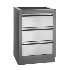 Napoleon Oasis 2 Drawer Cabinet - Carbon