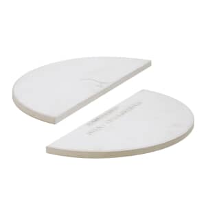 Kamado Joe Half Moon Heat Deflector Plates (Set x 2 Half Moon) - Classic Joe