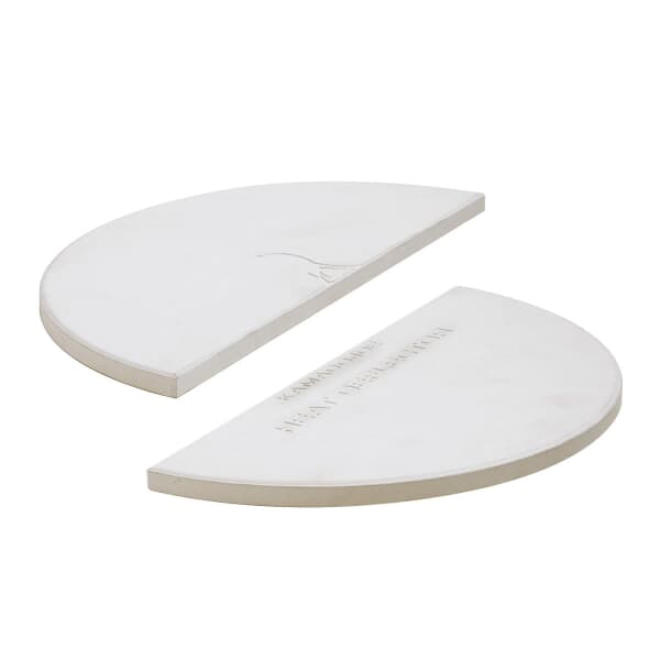 Kamado Joe Half Moon Heat Deflector Plates (Set x 2 Half Moon) - Classic Joe