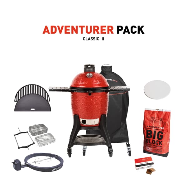 Kamado Joe Classic III Cart with Adventurer Pack