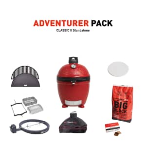 Kamado Joe Classic II Stand-Alone with Adventurer Pack