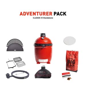 Kamado Joe Classic III Stand-Alone with Adventurer Pack