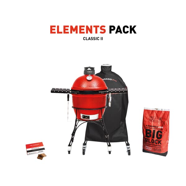 Kamado Joe Classic II Cart with Elements Pack