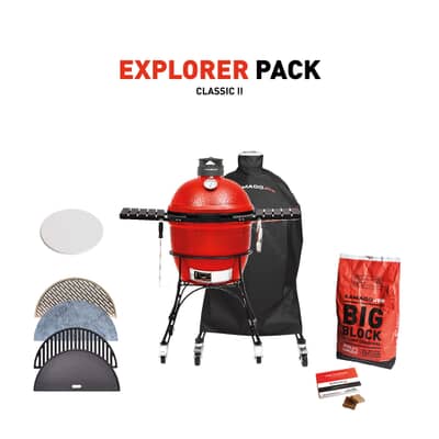 Kamado Joe Classic II Cart with Explorer Pack