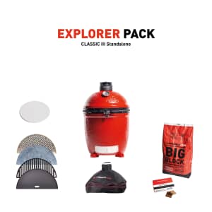 Kamado Joe Classic III Stand-Alone with Explorer Pack