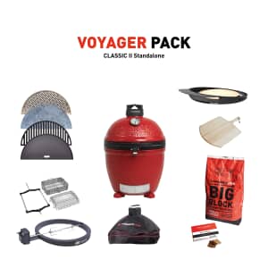 Kamado Joe Classic II Stand-Alone with Voyager Pack