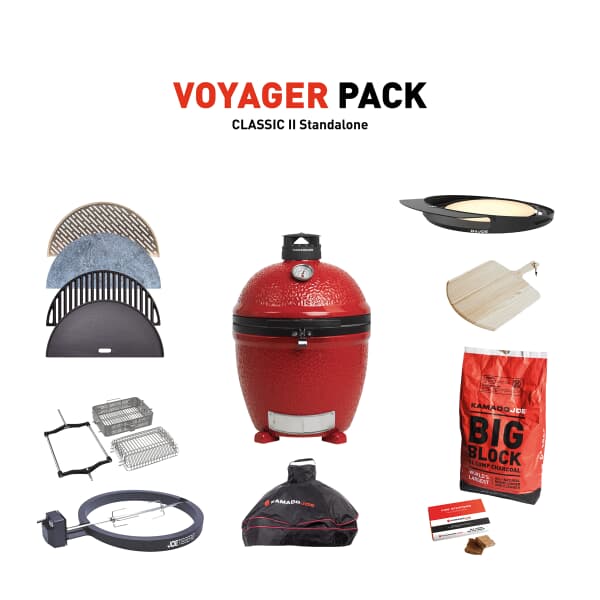 Kamado Joe Classic II Stand-Alone with Voyager Pack