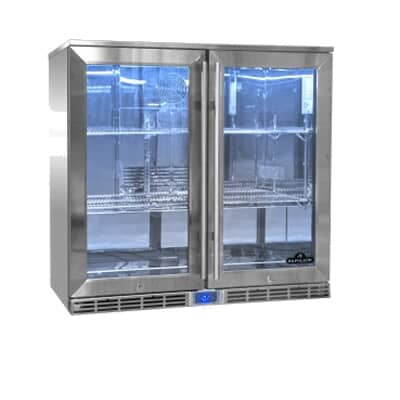 Napoleon Commercial Grade Outdoor Beverage Fridge / Cooler - Double Door