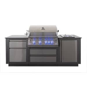 Napoleon Oasis Compact Outdoor Kitchen PLUS ROTISSERIE KIT AND COVERS