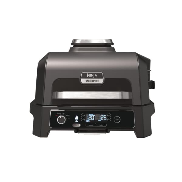 Ninja Woodfire Pro XL Electric BBQ Grill and Smoker with Smart Cook System Grey/ Black