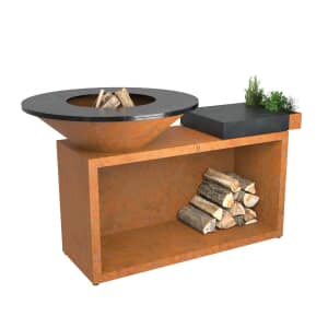 OFYR Island Corten 100 Ceramic Dark Grey
