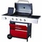 Outback Meteor 4 Burner Gas BBQ - Red - OUT370698 2