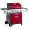 Outback Meteor 4 Burner Gas BBQ - Red - OUT370698 1
