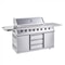 Outback Signature II 6 Burner Hybrid Infrared Side Burner Gas BBQ - OUT371077 1