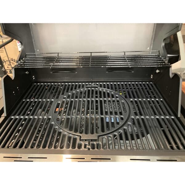 Outback Gourmet 4 Burner Hybrid Gas and Charcoal BBQ Black (OUT370793