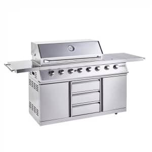 Outback Signature II 6 Burner Hybrid Infrared Side Burner Gas BBQ - OUT371077